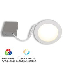 Load image into Gallery viewer, 6" Smart WiFi RGB+White LED Recessed Light Fixture