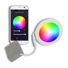 Load image into Gallery viewer, 6" Smart WiFi RGB+White LED Recessed Light Fixture (12-Pack)