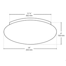 Load image into Gallery viewer, 14" Smart Wifi RGB + White ceiling fixture