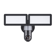 Load image into Gallery viewer, WiFi Waterproof Outdoor Security Light with HD 1080p Camera, Black