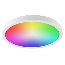 Load image into Gallery viewer, 14" Smart WiFi White RGBW Tunable Utility Ceiling Light