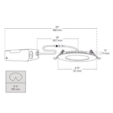 Load image into Gallery viewer, 4" Smart Wifi RGB LED Recessed Light Fixture - White - BAZZ Smart Home.com