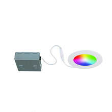 Load image into Gallery viewer, 4" Smart Wifi RGB LED White Recessed Light Fixture