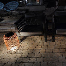 Load image into Gallery viewer, Tulum Smart Solar Outdoor Patio Garden LED Light 13 X 19 In. - Beige