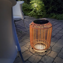 Load image into Gallery viewer, Tulum Smart Solar Outdoor Patio Garden LED Light 13 X 19 In. - Beige