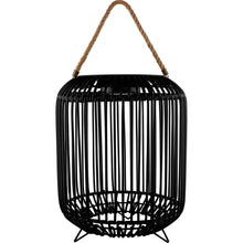 Load image into Gallery viewer, Tulum Smart Solar Outdoor Patio Garden LED Light 11x 15 In. - Black