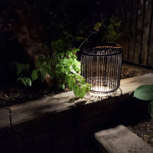 Load image into Gallery viewer, Tulum Smart Solar Outdoor Patio Garden LED Light 11x 15 In. - Black